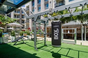 Outdoor fitness area